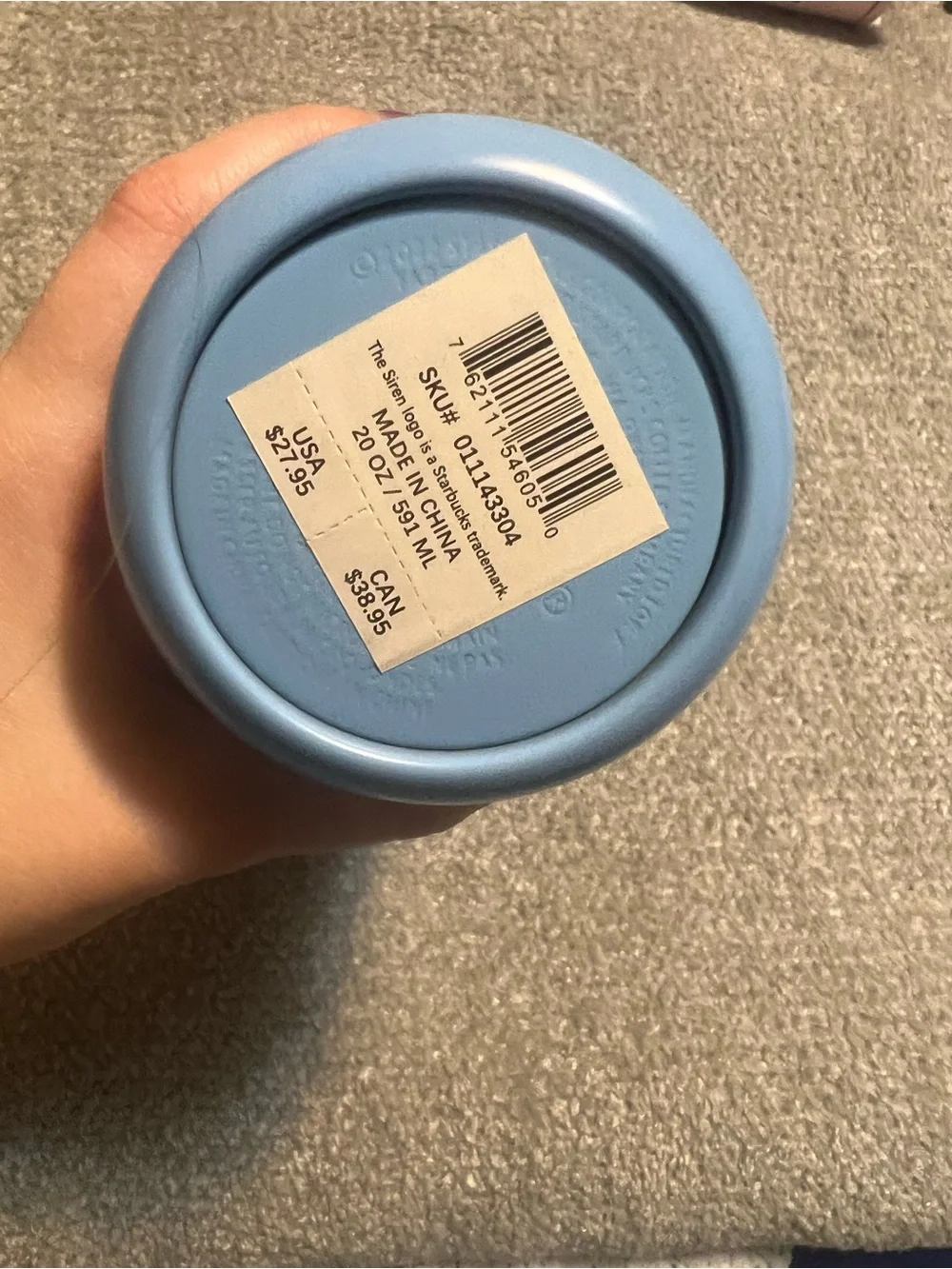 Starbucks Light Blue Tumbler
